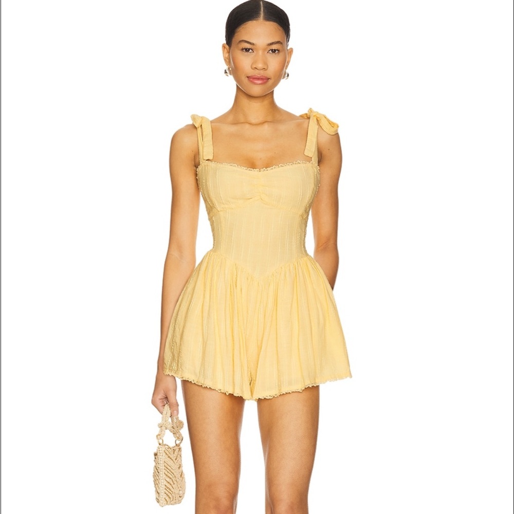 Show Me Your MuMu Yellow Romper